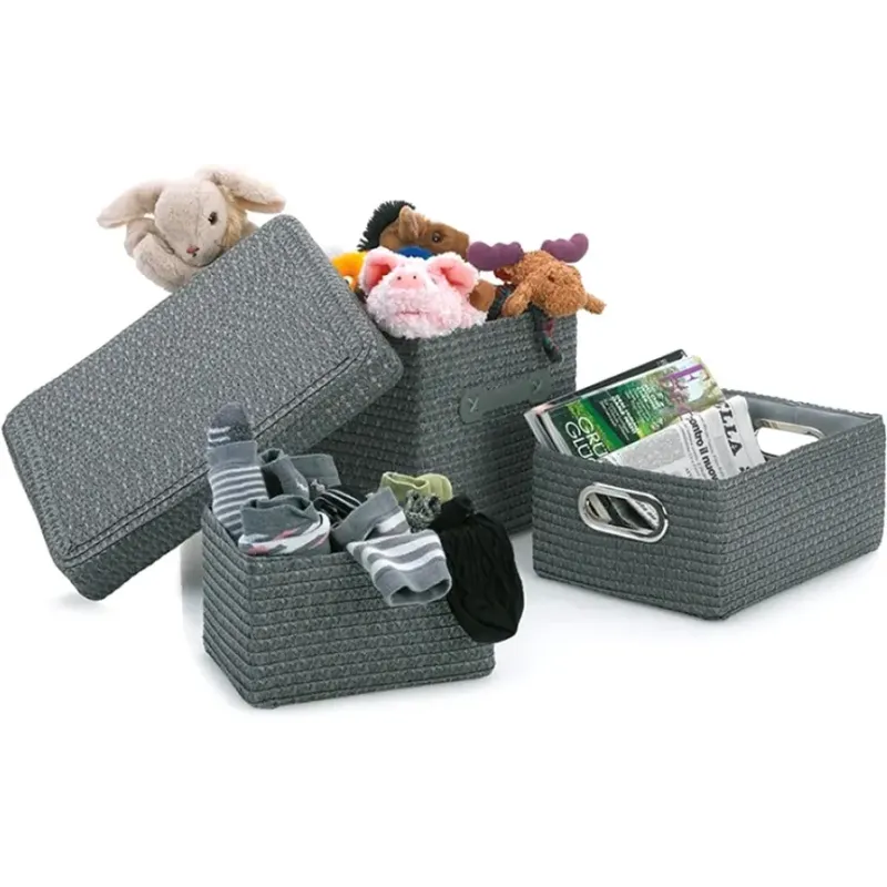 Набір кошиків KELA Rimossa, сірий, 3 штуки (31280)