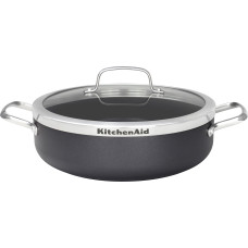 Сотейник з кришкою KitchenAid Aluline, 28 см, 4,2 л з керамічним покриттям (CW001978-002)