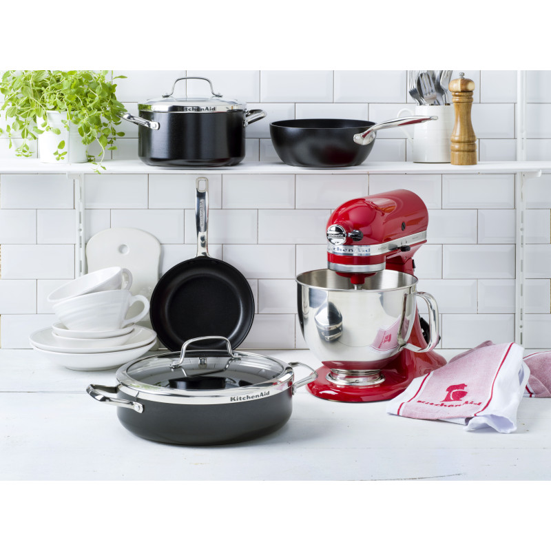 Сотейник з кришкою KitchenAid Aluline, 28 см, 4,2 л з керамічним покриттям (CW001978-002)
