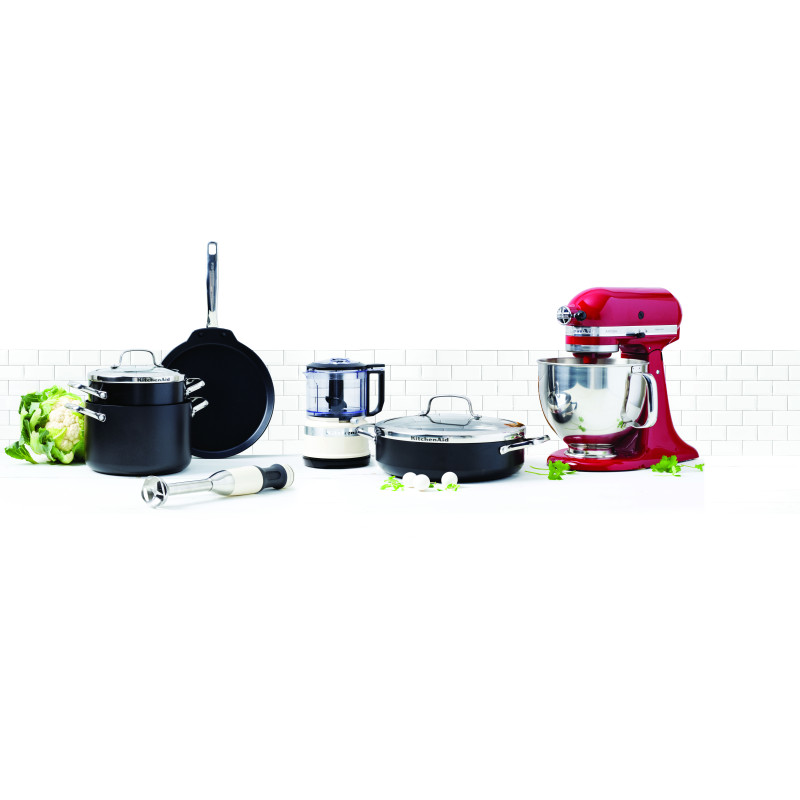 Сотейник з кришкою KitchenAid Aluline, 28 см, 4,2 л з керамічним покриттям (CW001978-002)