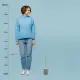 Йоршик для унітазу KELA Isabella, кашемірово-коричневий, 46х10,5 см (20507)