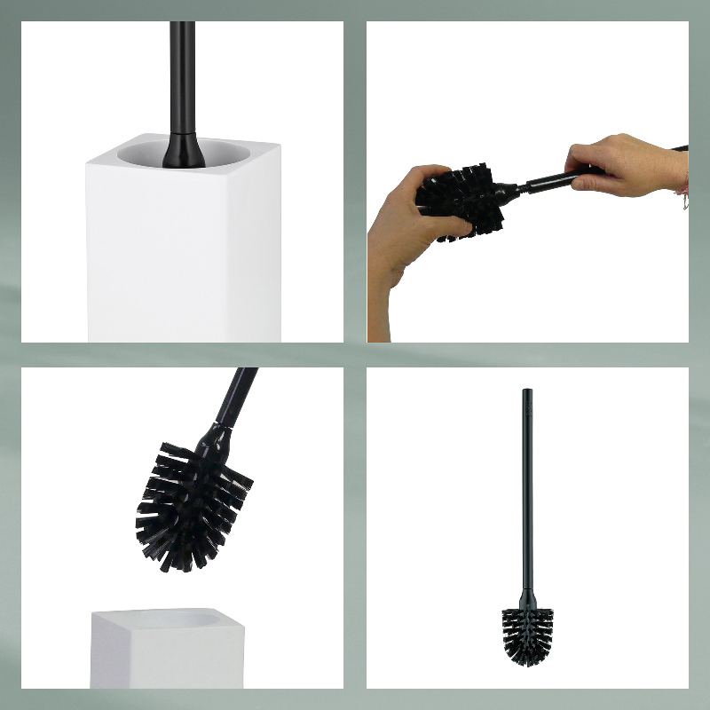 Йоршик для унітазу KELA Cube, білий, 45,5х9,5х9,5 см (23695)