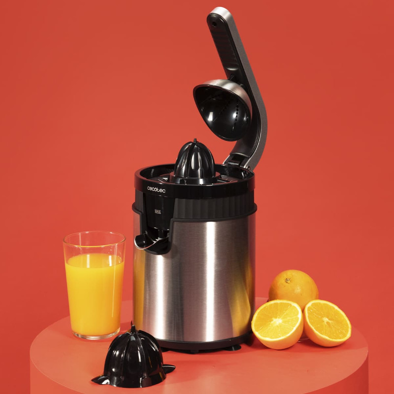 Соковитискач Cecotec Xqueeze RetroJuice 600 Steel (CCTC-03363)