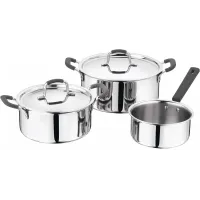 Набор посуды MasterPro Foodies collection, 2 каструлі та ківш (BGEU-5539)
