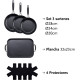 Набор посуды MasterPro Smart, 8 предметів (BGEU-5599)