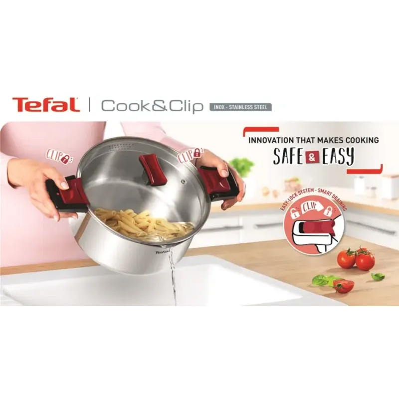 Набір посуду Tefal Cook&Clip G723SA74
