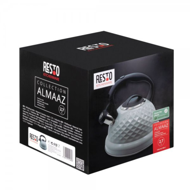 Чайник для плити Resto Almaaz Gray 2.7л (90611)