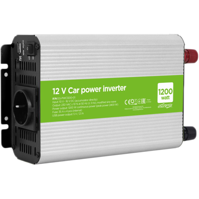 Инвертор EnerGenie EG-PWC1200-01