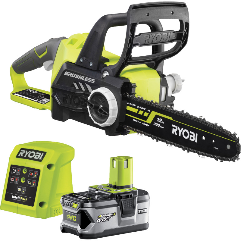 Пила цепная аккумуляторная Ryobi ONE+ RCS1830-140B (5133005547)