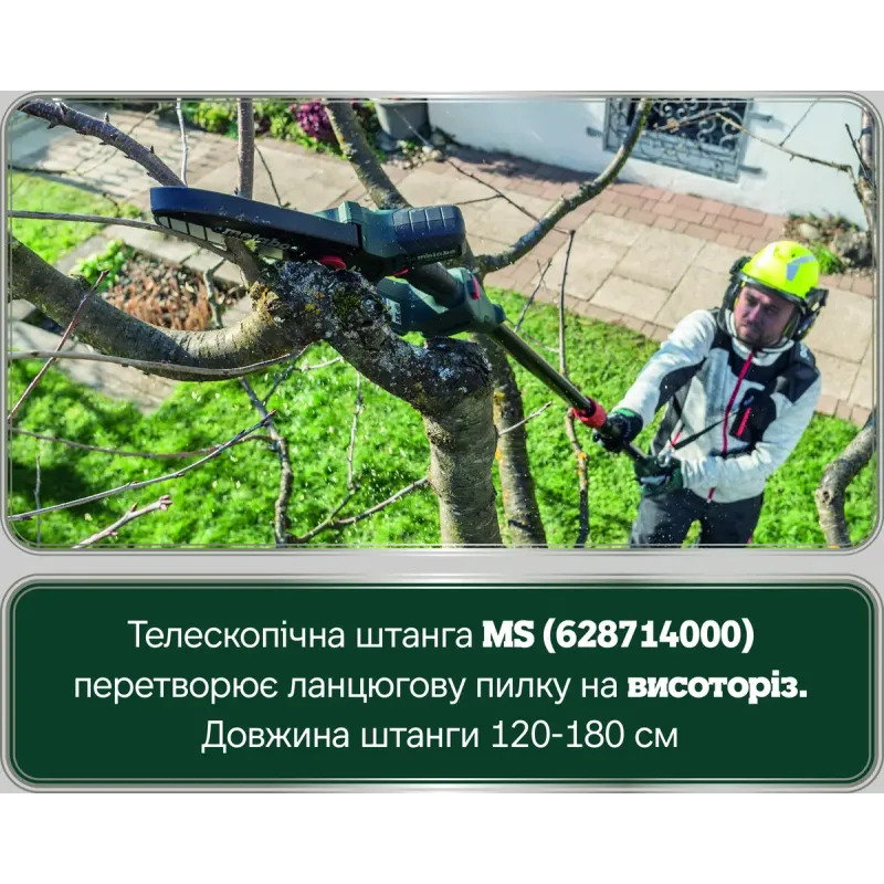 Пила цепная аккумуляторная Metabo MS 18 LTX 15 (600856500)