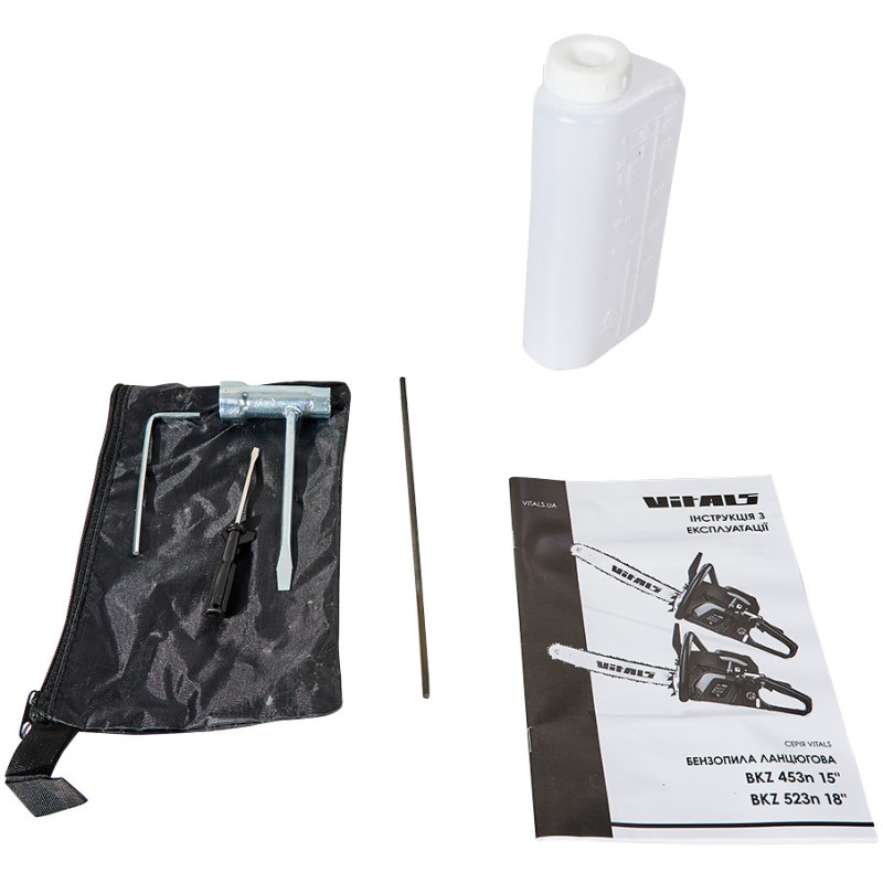 Пила цепная аккумуляторная VITALS BKZ 523n 18