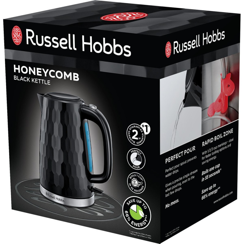 Электрочайник Russell Hobbs Honeycomb Black 26051-70