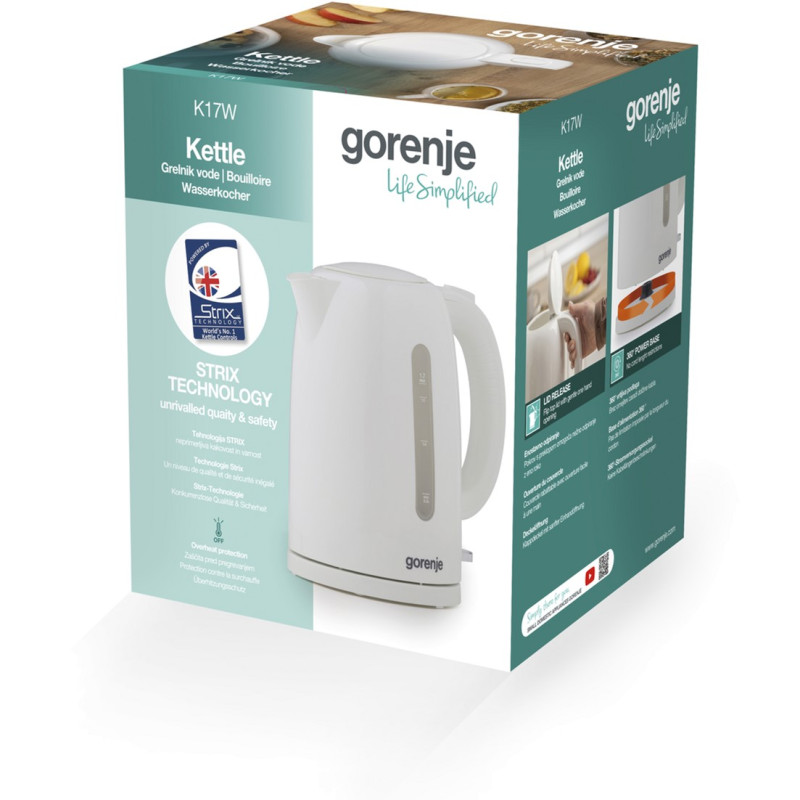 Електрочайник Gorenje K17W