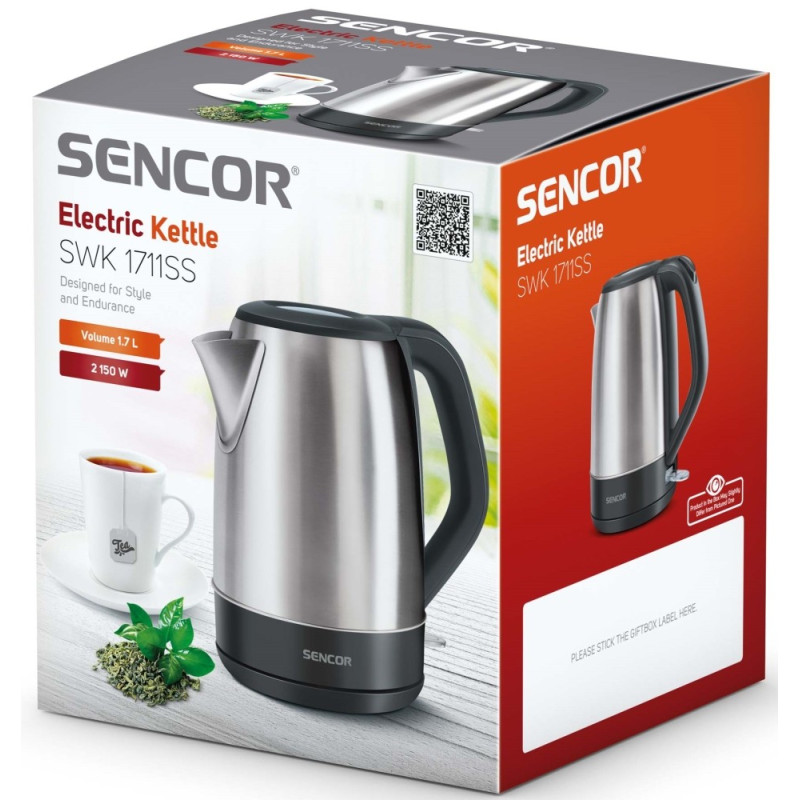 Электрочайник SENCOR SWK 1711SS