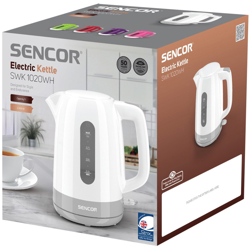Электрочайник SENCOR SWK 1020WH