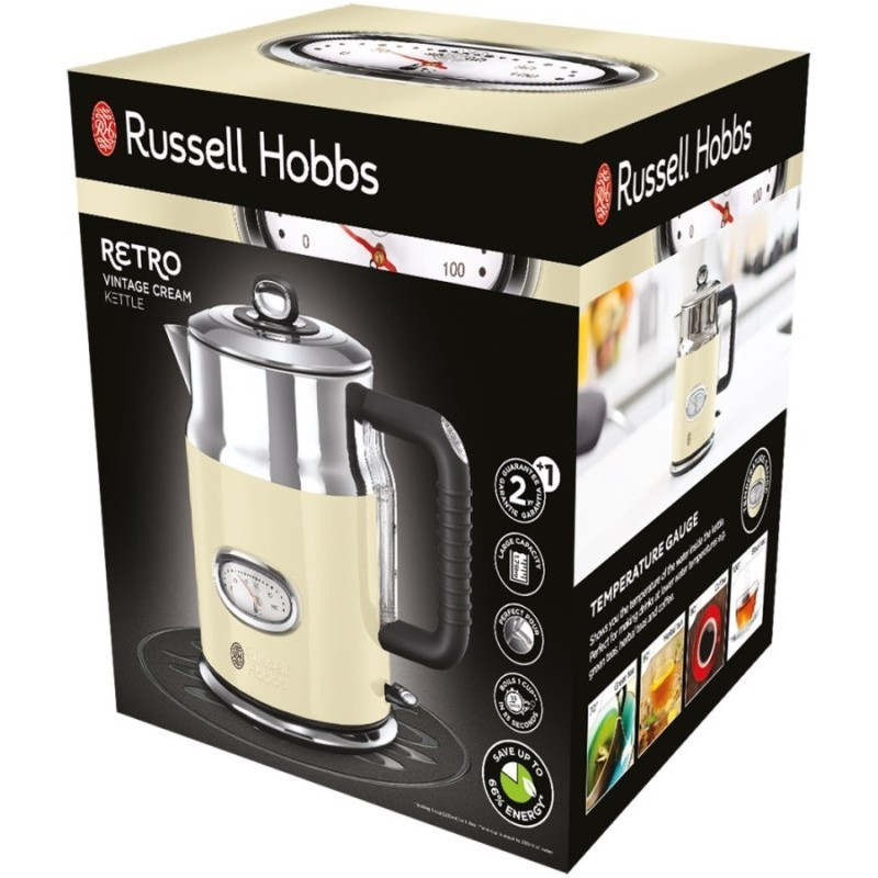 Електрочайник Russell Hobbs 21672-70 Retro Cream