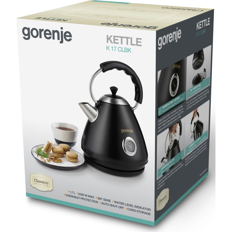 Электрочайник GORENJE K17CLBK