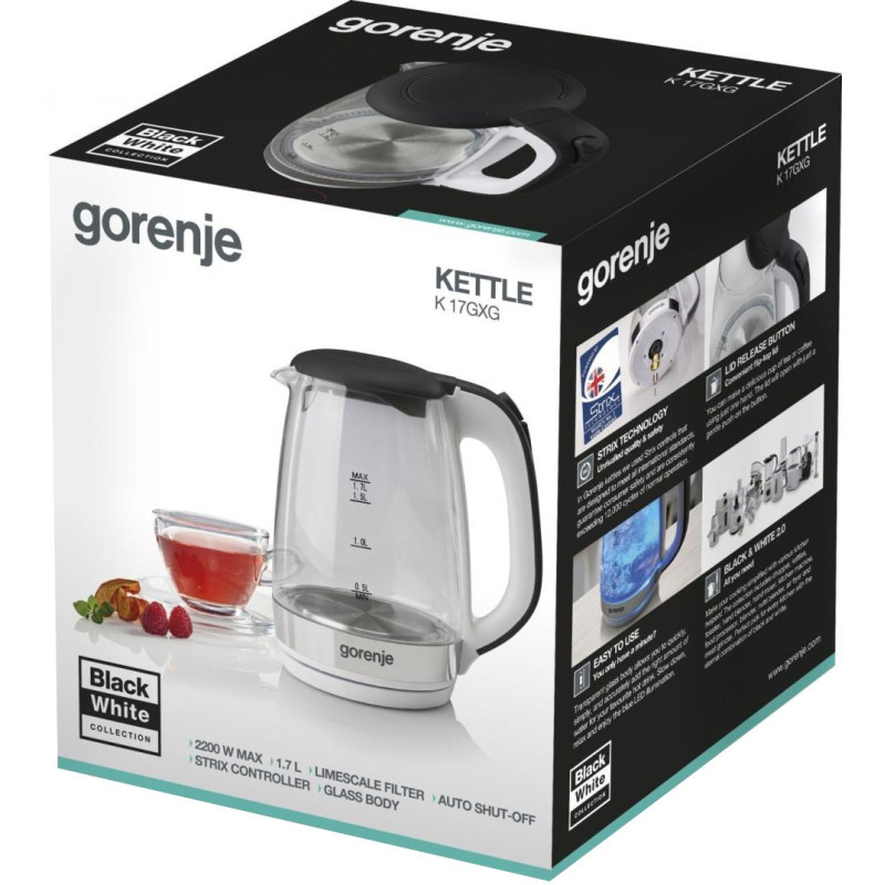 Електрочайник Gorenje K17GXG