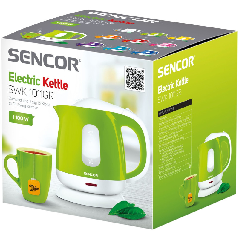 Електрочайник Sencor SWK 1011GR