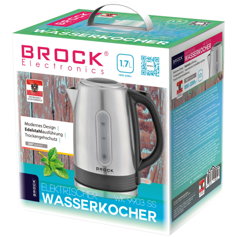 Електрочайник BROCK WK9903SS