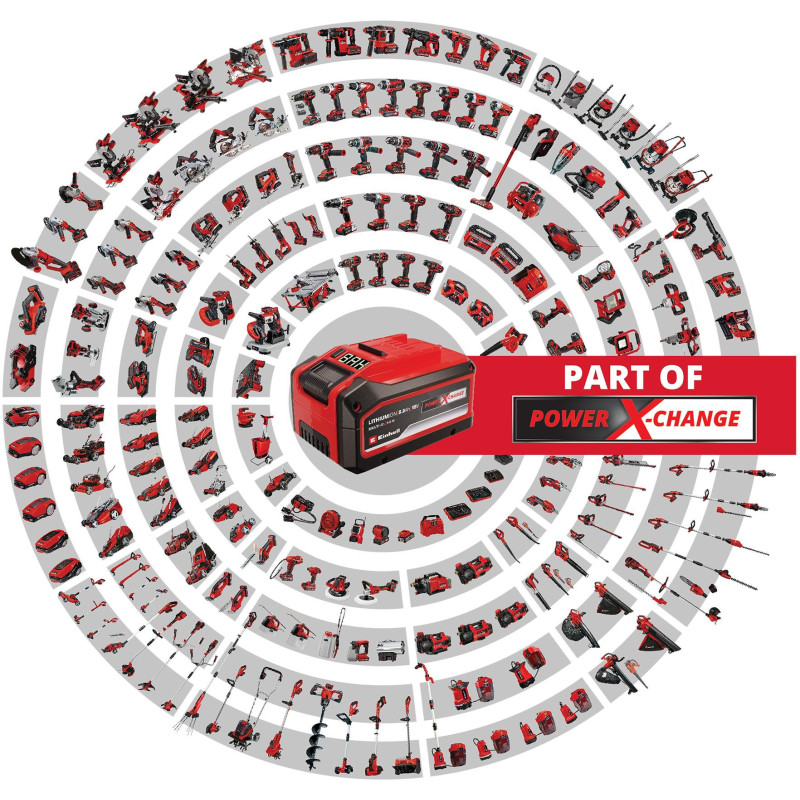 Кущоріз Einhell GE-HH 18/45 Li T-Solo (3410866)