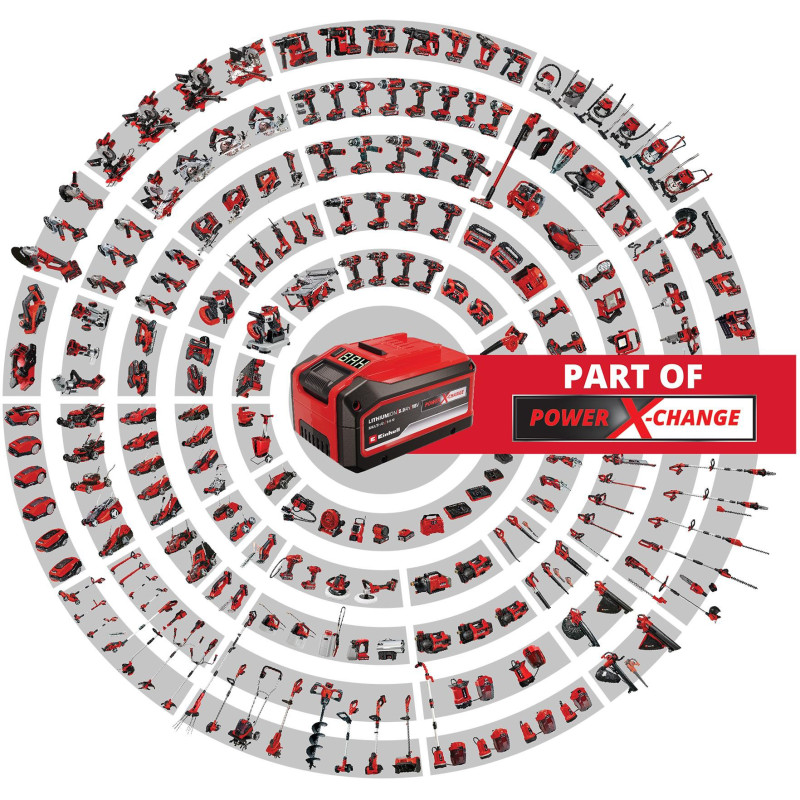 Кущоріз Einhell GE-CH 18/60 Li-Solo (3410930)