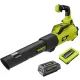 Садовый пылесос-воздуходувка Ryobi RY36BLXA-140P 36V MAX POWER + АКБ і ЗП (5133005418)