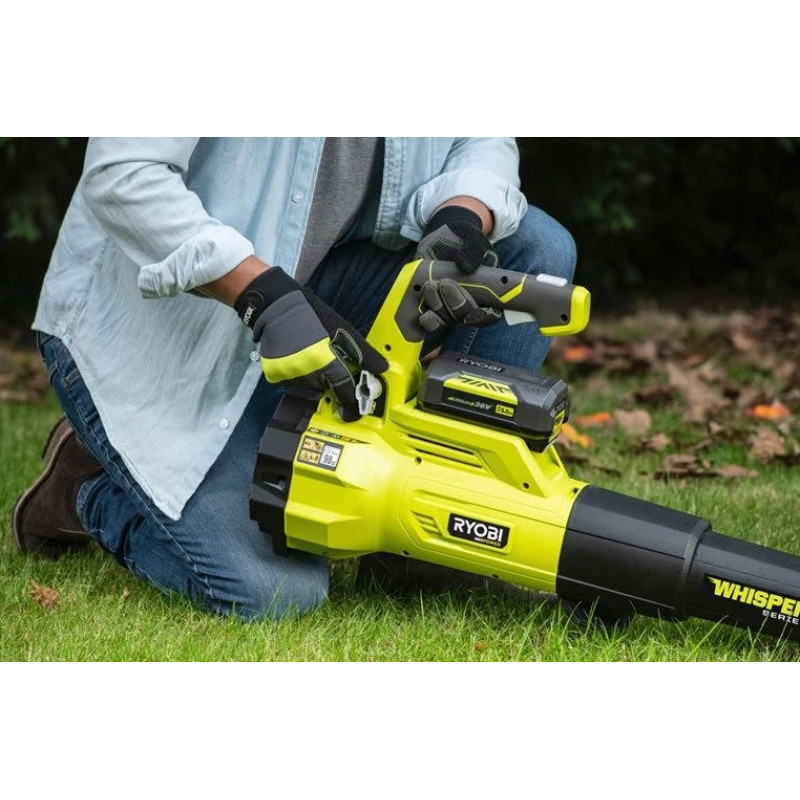 Садовый пылесос-воздуходувка Ryobi RY36BLXA-140P 36V MAX POWER + АКБ і ЗП (5133005418)