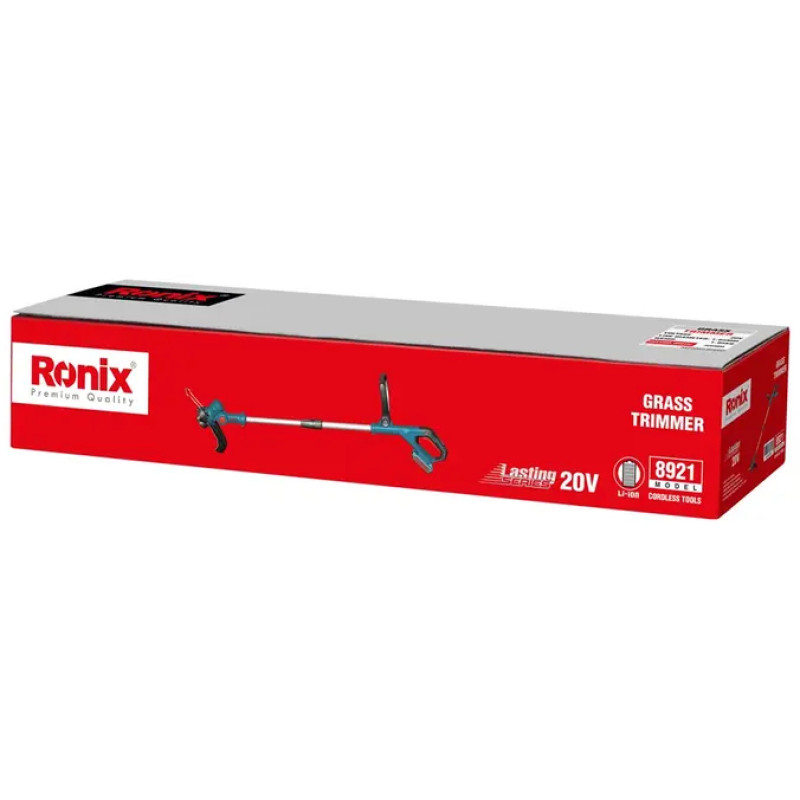 Триммер садовый электрический Ronix 8921 без АКБ і ЗП (6970206846143)