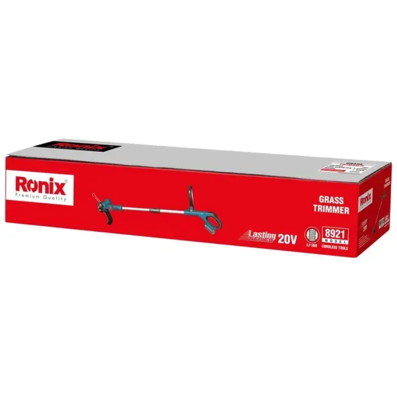 Триммер садовый электрический Ronix 8921 без АКБ і ЗП (6970206846143)