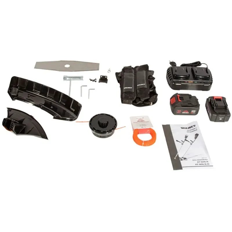 Тример садовий електричний VITALS AZT 3654a BL Kit М18 (243065)