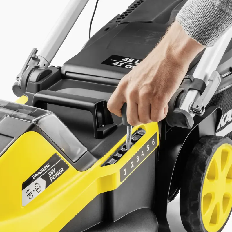 Газонокосилка аккумуляторная Karcher LMO 5-18 Dual Battery Set (1.445-431.0)
