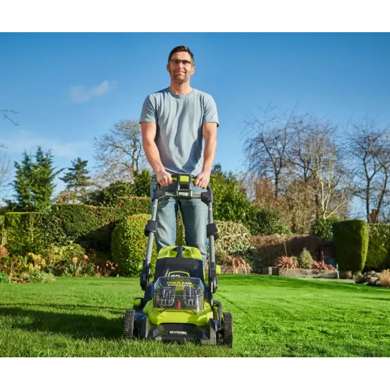 Газонокосилка аккумуляторная Ryobi RY18LMX40B-0 ONE+ без АКБ і ЗП (5133005479)