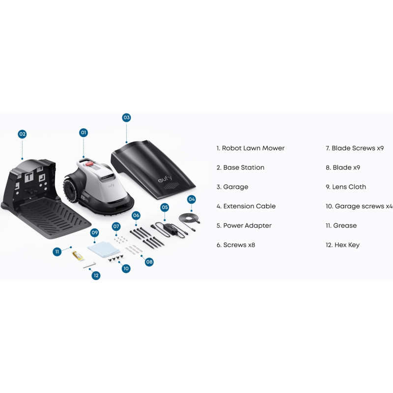 Газонокосарка акумуляторна Eufy E15 (T2880GA1)