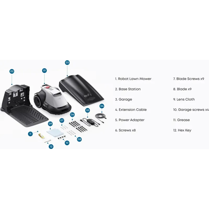 Газонокосилка аккумуляторная Eufy E15 (T2880GA1)