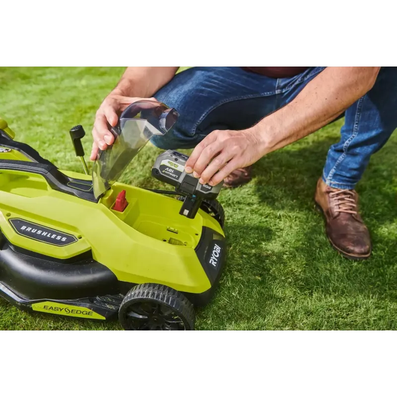 Газонокосилка аккумуляторная Ryobi RY18LMX33A-0 ONE+ без АКБ та ЗП (5133006286)
