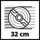 Газонокосилка аккумуляторная Einhell GC-EM 1032 (3400257)