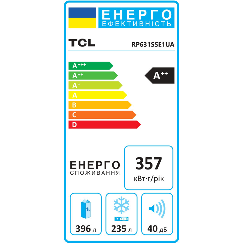 Холодильник TCL RP631SSE1UA