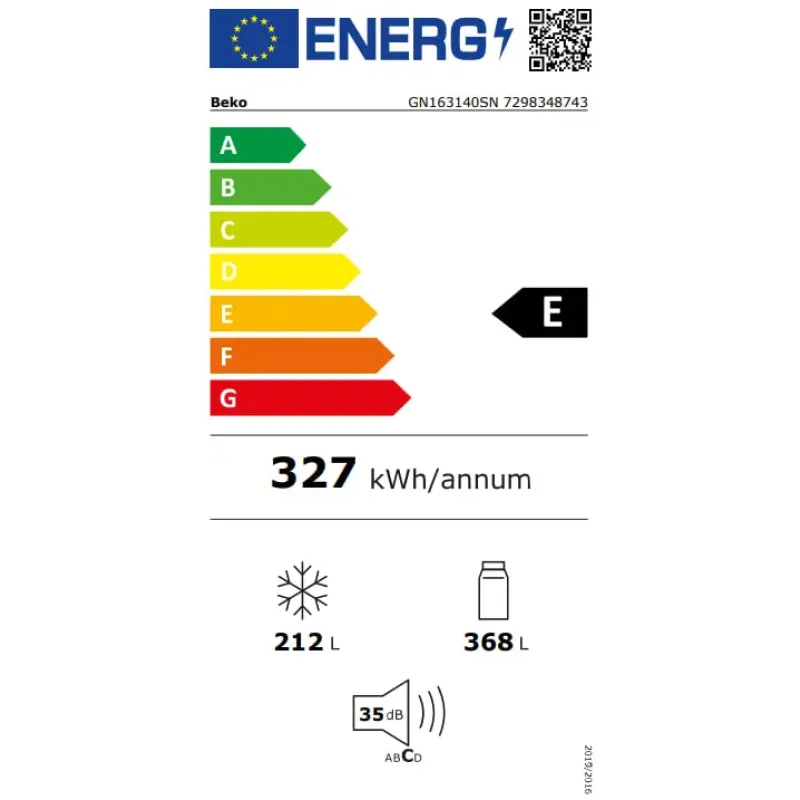 Холодильник Beko GN163140SN