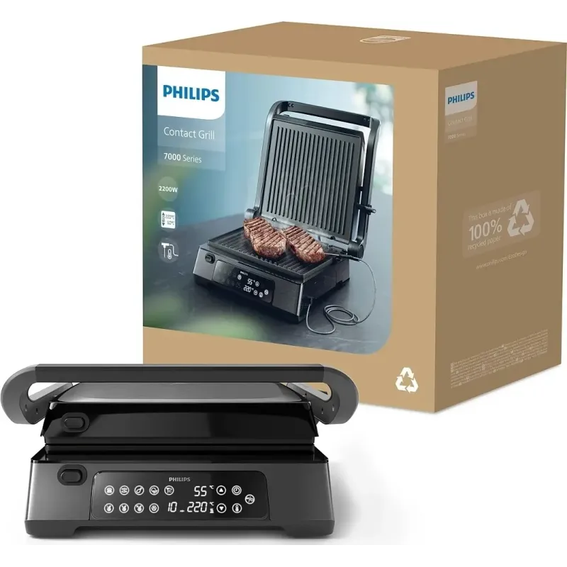 Гриль-барбекю электрический Philips Series 7000 HD6307/70