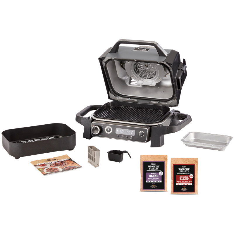 Гриль-барбекю электрический NINJA Woodfire OG701EU