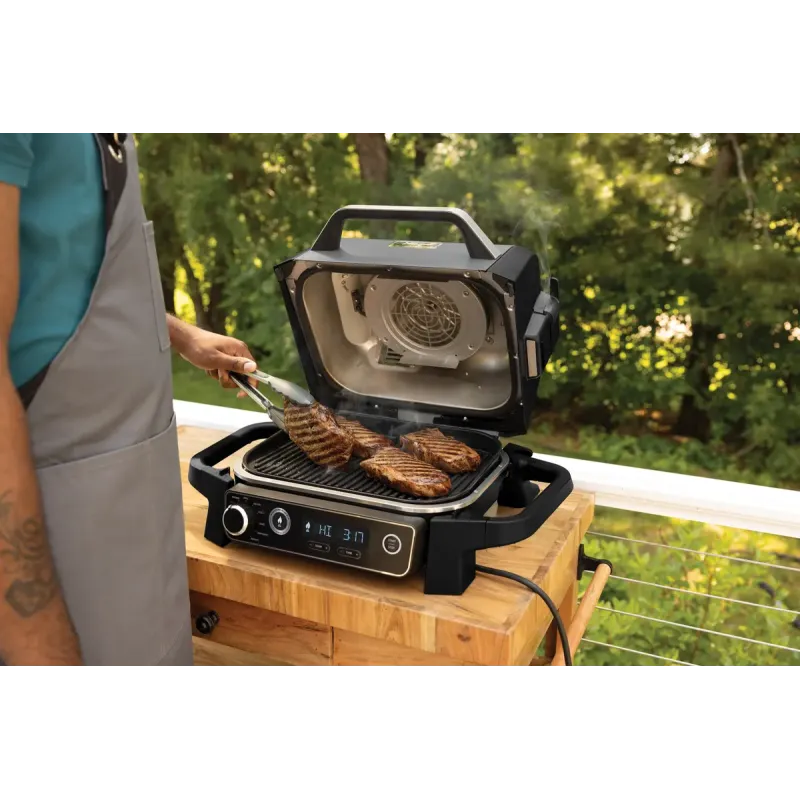 Гриль-барбекю электрический NINJA Woodfire OG701EU