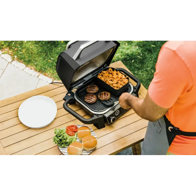 Гриль-барбекю электрический NINJA Woodfire OG701EU