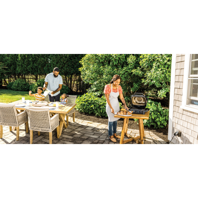 Гриль-барбекю электрический NINJA Woodfire OG701EU