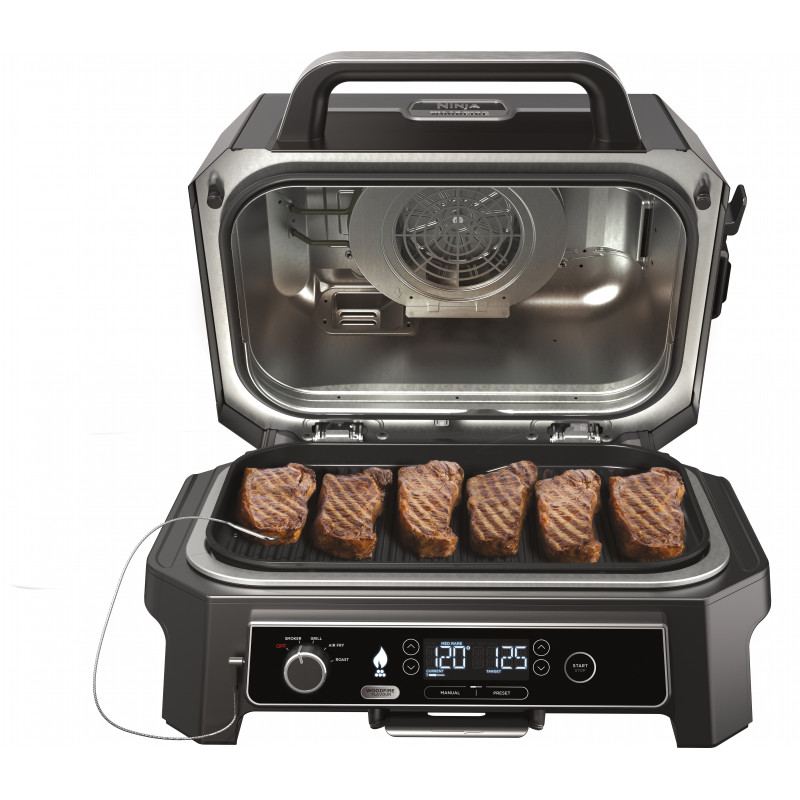 Гриль-барбекю электрический NINJA Woodfire Pro XL OG850EU