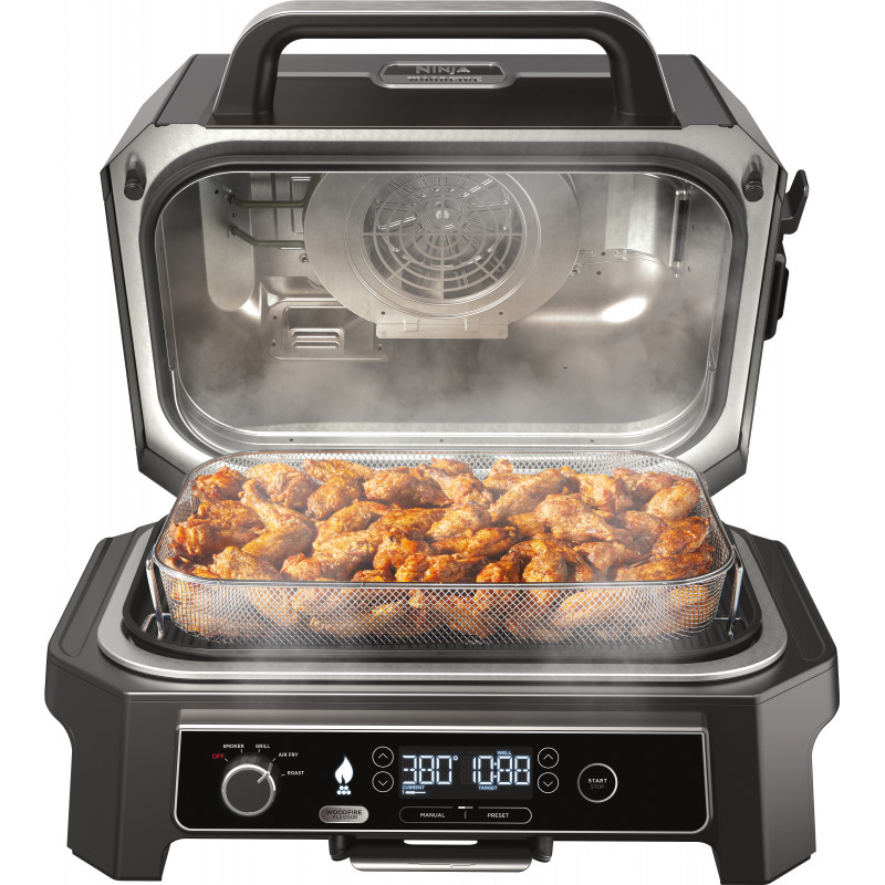 Гриль-барбекю электрический NINJA Woodfire Pro XL OG850EU