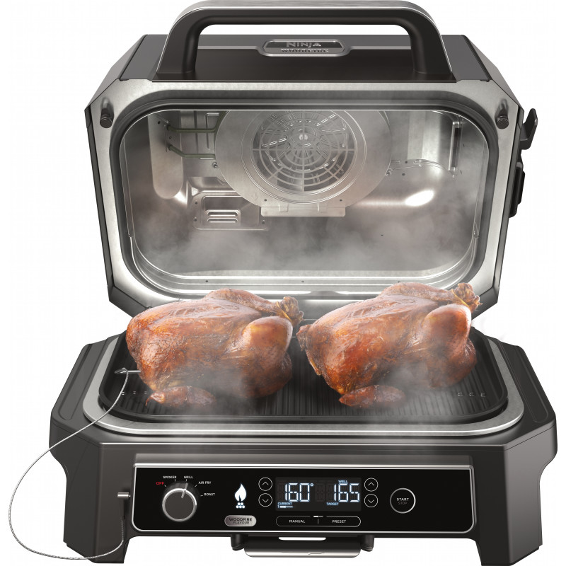 Гриль-барбекю электрический NINJA Woodfire Pro XL OG850EU