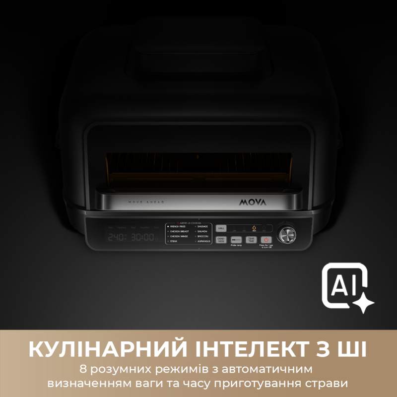 Гриль-барбекю електричний MOVA IG20 PRO Black (MOVA-IG20-PRO)