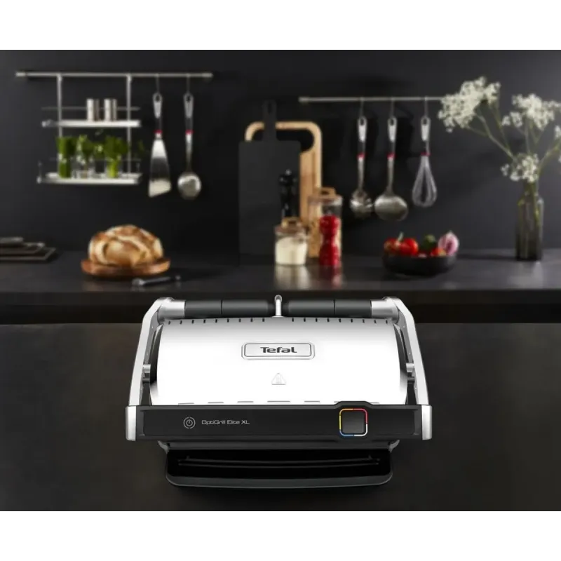 Гриль-барбекю электрический Tefal OptiGrill Elite XL GC760D30
