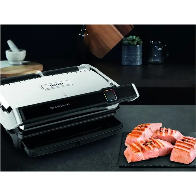 Гриль-барбекю электрический Tefal OptiGrill Elite XL GC760D30